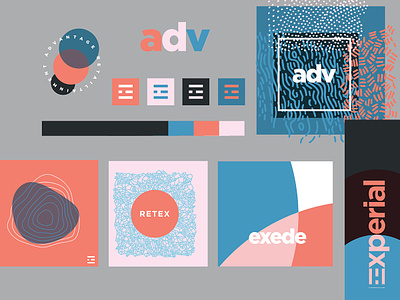 retailtainment - branding concepts branding design illustration logo minimal shapes vector