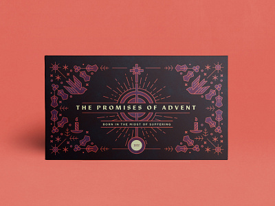 Promises of Advent advent christian christmas design illustration line art series art texture theology