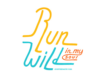 Run Wild hand drawn handdrawn run running soul type typography wild