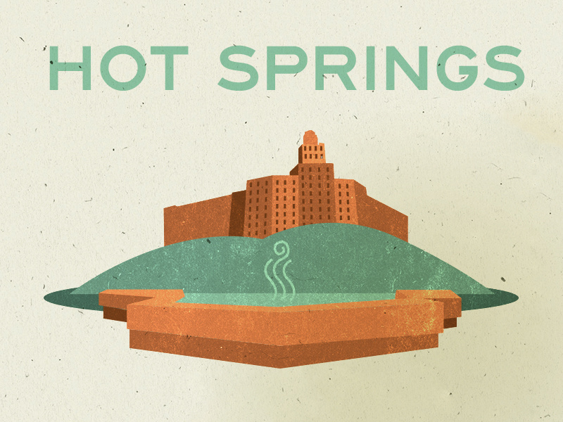 EOY 2012 Hot Springs illustration info graphic hot springs ar arkansas water steam report finance statistics end of year annual report