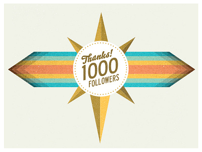 Thanks 1000! 1000 1000 followers 1k award followers grateful honor one thousand ribbon thank you thanks