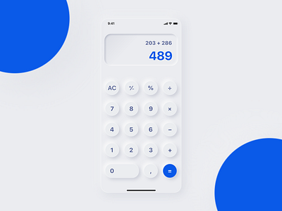 Daily UI #004 - Calculator