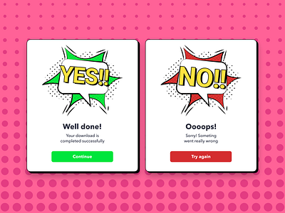 Daily UI #011 - Flash Message 011 concept daily 100 challenge daily011 dailychallenge dailyui design desktop desktop design popart ui uidesign