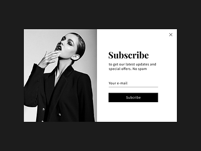 Daily UI #026 - Subscribe