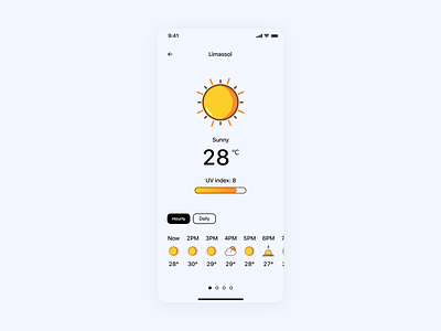 Daily UI #037 - Weather