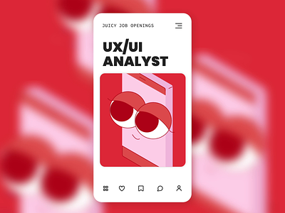 Flux IT Job Openings! animation developer illustration jobs match recruiting ui ux