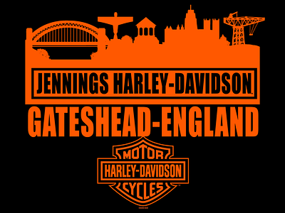 Gateshead England Skyline Art apparel apparel graphics branding design illustration logo promotional vector