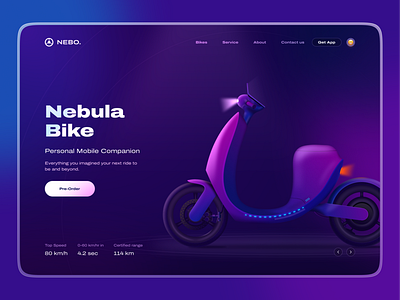 NEBULA Future Bike UI