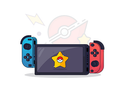 Nintendo Switch arcade console game games gaming illustration love nintendo retro switch vector video