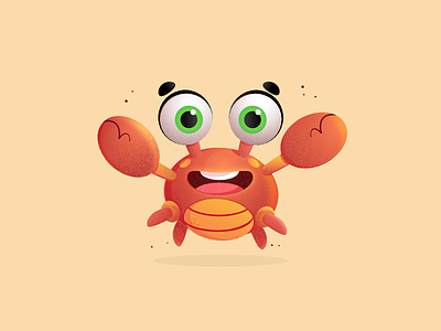 Crab 🦀 art bfs cartoon character design dexter digital illustration lil network vector