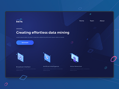 Data Landing Page