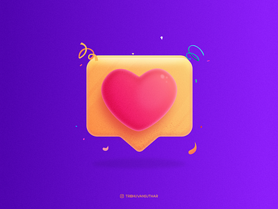 Like - Heart ❤️ affinitydesigner art brush design dribbble gradient grainy heart heart beat icon illustration instagram like like button likeforlike vector
