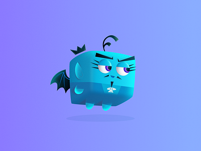 Devil 👿 Fairy affinitydesigner brush cartoon character cute design dribbble fairy grainy illustration vector