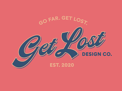 Get Lost brand brand identity branding design illustration lifestyle brand logo logo design typography vector