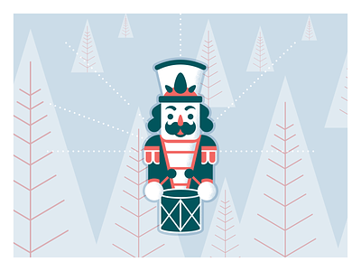 Merry Christmas! branding christmas christmas card holidays illustration illustrator logo logo design nutcracker procreate toy toys vector