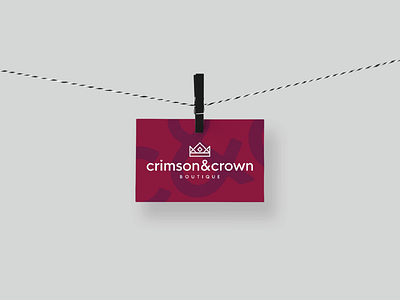 Crimson & Crown Branding: Business Cards