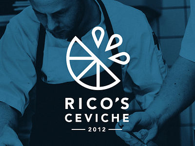 Rico’s Ceviche brand branding ceviche cuisine exotic food food truck foodie logo logos mock up south america type