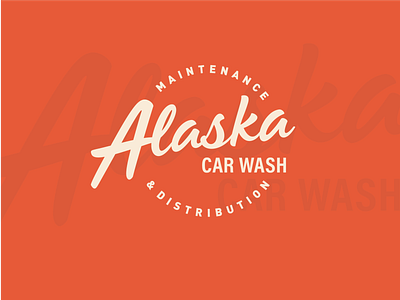 Alaska Car Wash brand brand identity branding design logo logo design typography vector