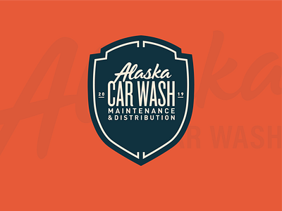 Alaska Car Wash Badge brand brand identity branding design lifestyle brand logo logo design typography vector