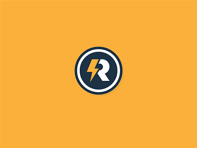 Thunder R Icon bolt brand brand identity branding design icon illustration lifestyle brand lightning lightning bolt logo logo design monogram thunder thunderbolt thunderstorm typography vector