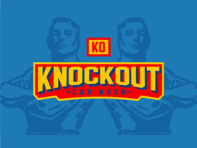 Knocked out Knockout boxer boxing brand brand identity branding design fighter illustration lifestyle brand logo logo design typography vector wrestler