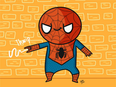 Spider-Man avengers character design comics illustration infinity war marvel spider man vector