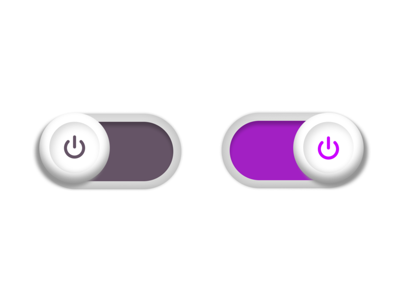 On/Off toggle (figma freebie) by kamal kaushik on Dribbble