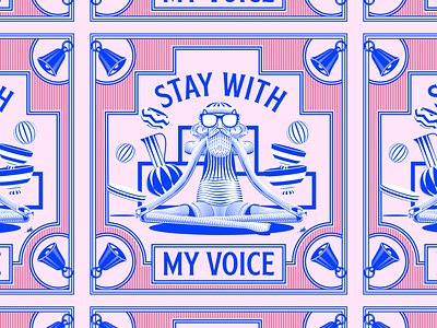Stay With My Voice illustration illustration art illustrator vector