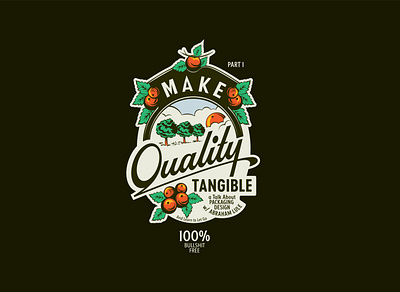 Make Quality Tangible Part 1 branding crashcourses design illustration labeldesign lettering letters logo logotype mexico podcast podcast art typography