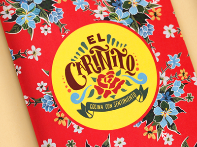 El Cariñito local logo menu mexico pattern restaurant