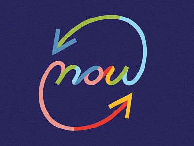 now arrows colors lettering lettering artist script typogaphy typographic typographic design typographic illustration