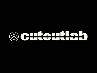 Cutoutlab branding design logo logotype type