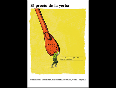The price of Yerba Mate - Social Campaign design illustration social design