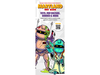 Maryland Toy Expo Pop Up Banner banner graphic design pop up banner