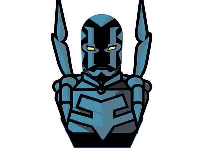 Portrait of a DC Superhero (Blue Beetle: Jaime Reyes)