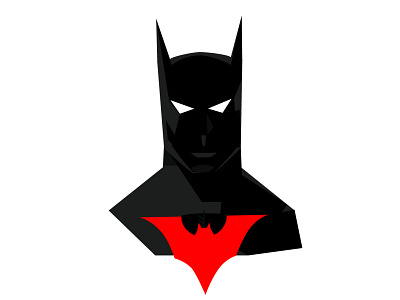 Portrait of a DC Superhero (Batman Beyond:Terry McGinnis) design flat illustration illustrator minimal vector