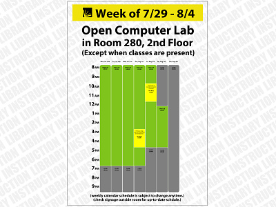 Library Weekly Event Signage design flat illustrator informational design minimal signage design typography vector