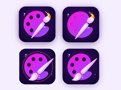 Icons for coloring app