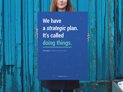 Strategic Plan buy design office poster quote shop startup store