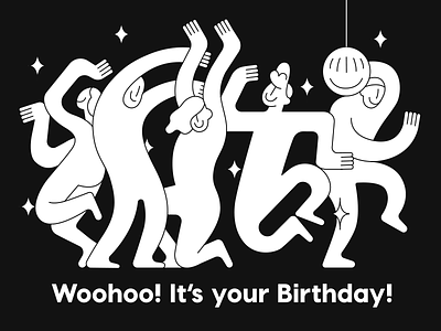 Intercom Birthday Card birthday event illustration intercom