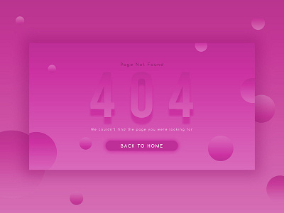 Daily UI Challenge 08 - 404 Page