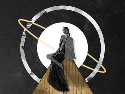 Space Glamour - Collage 18 collage collageart collages concept creative design fashion illustration warm up