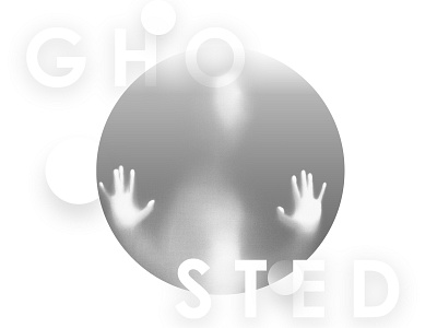 Ghosted collage concept creative design ghost halloween illustration spooky