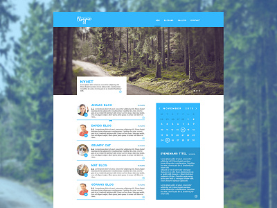 Finlandsvenska Bloggare blog design finland graphic swedish webdesign