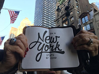 New York Hand Lettering hand lettering