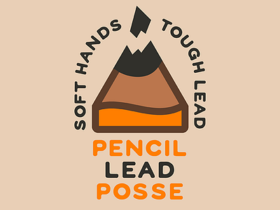 Pencil Lead Posse branding illustration logo