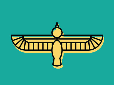 Horus Monoline Illustration
