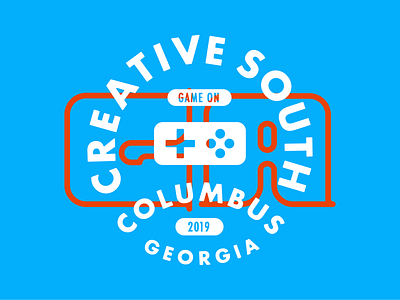 Columbus, GA for Creative South! bad badge badgedesign illustration vector