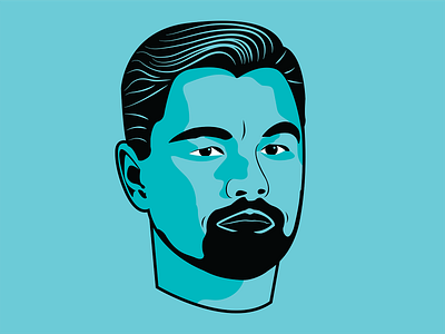 Vector Portrait of Leonardo DiCaprio