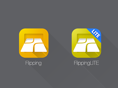 Flipping icons - after flat icons ios ios7 long shadow metro